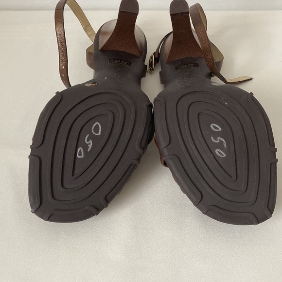 BCBG Paris Leather Strappy Heels - Picture 7 of 10